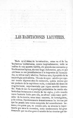 Las habitaciones lacustres