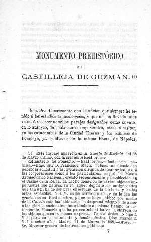 Monumento prehistórico de Castilleja de Guzmán