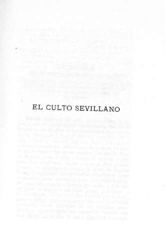 El culto sevillano
