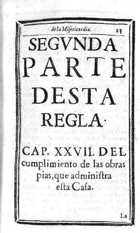 Segunda Parte desta Regla