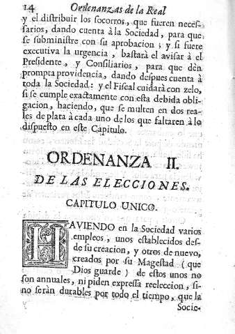 Ordenanza II.