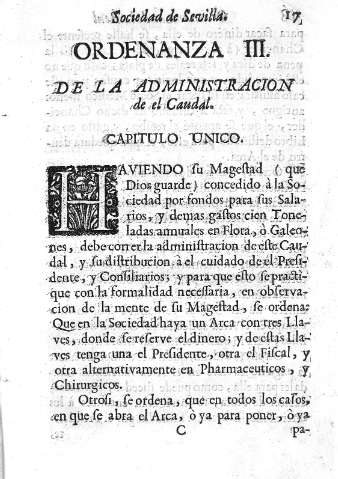Ordenanza III.