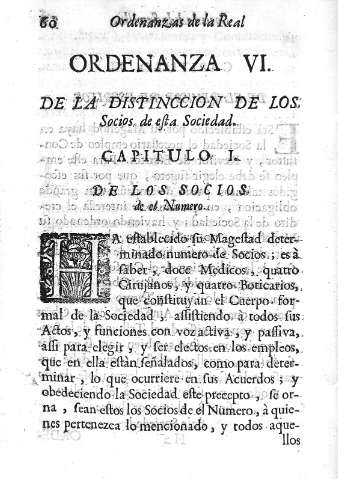 Ordenanza VI.