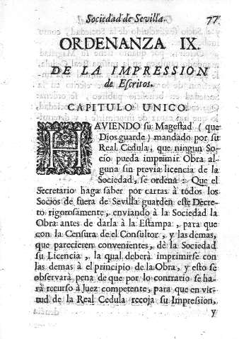 Ordenanza IX.
