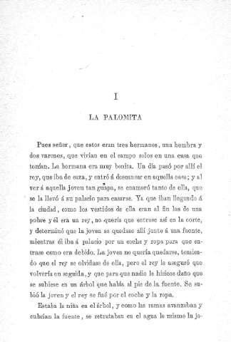 I. La palomita