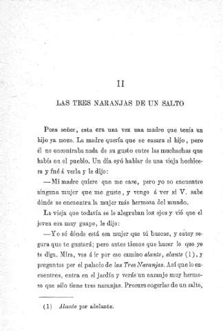 II. Las tres naranjas de un asalto