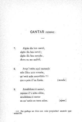 Cantar (sobre)