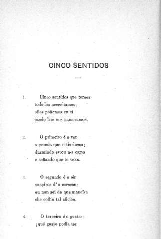 Cinco sentidos