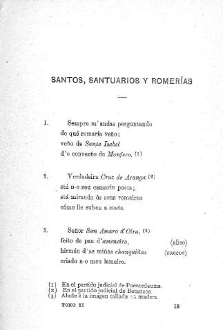 Santos, santuarios y romerías