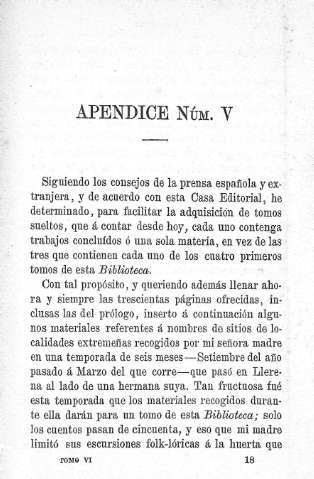 Apéndice Núm. V