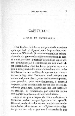 Capitulo I. Á Rosa na mythologia