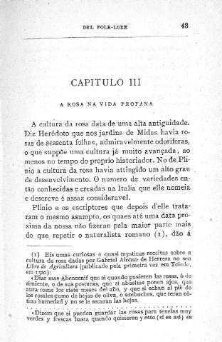 Capitulo III. A Rosa na vida profana