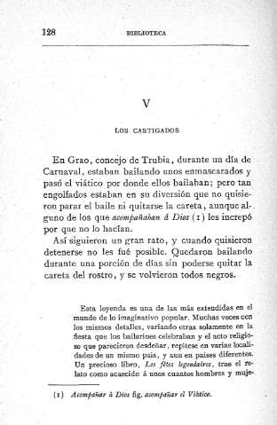 V. Los castigados