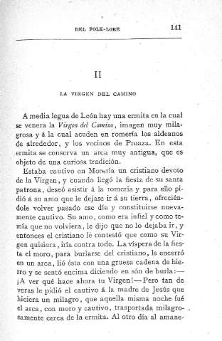 II. La Virgen del Camino
