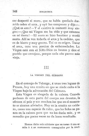 III. La Virgen del Cébrano