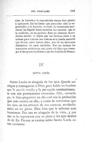 IV. Santa Lucía