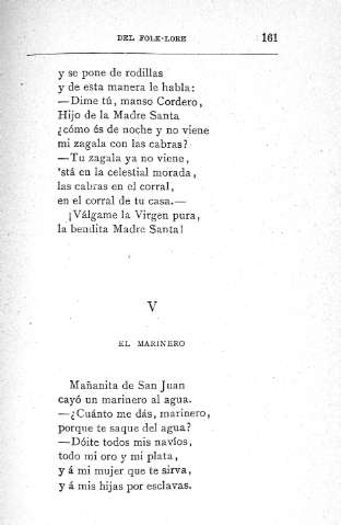 V. El marinero