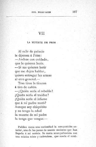 VII. La muerte de Prim