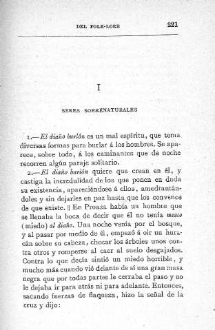 I. Seres sobrenaturales