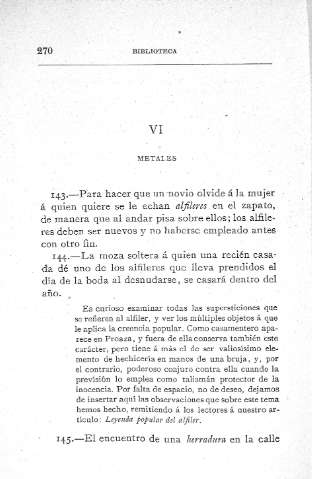 VI. Metales