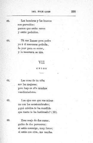 VII. Celos
