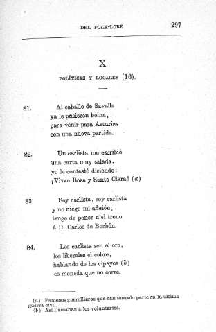 X. Políticas y locales