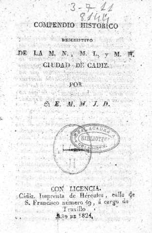 Compendio histórico descriptivo.... 