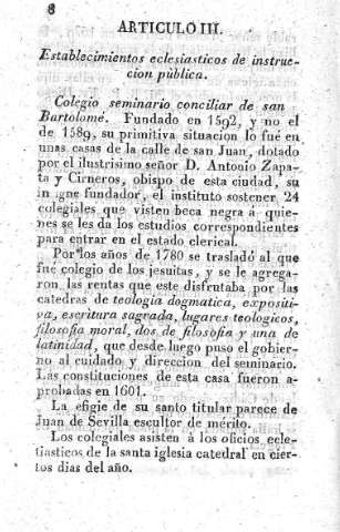 Articulo III.