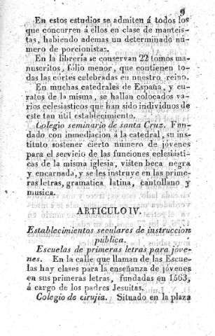 Articulo IV.