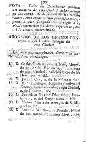 Abogados de los reales Consejos...