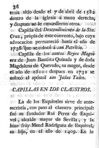 Capillas en los claustros