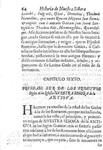 Capitulo Sexto
