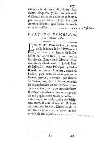 Partido cescepado y de Cabeza Rafa