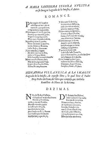 Romance. Dezimas