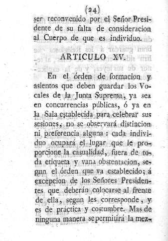 Articulo XV.