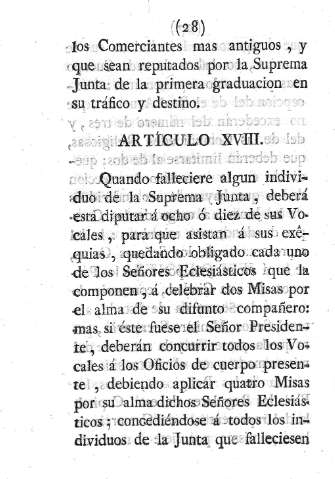 Articulo XVIII.