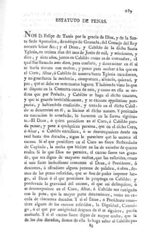 Estatuto de penas