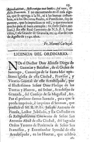 Licencia del Ordinario