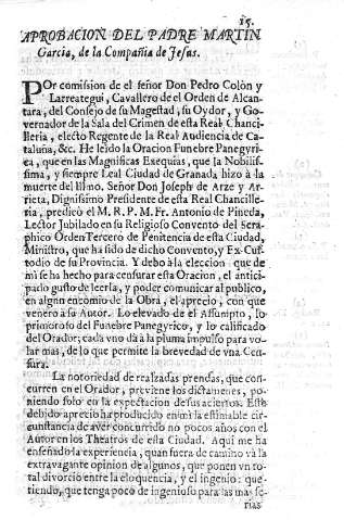 Aprobacion del Padre Martin