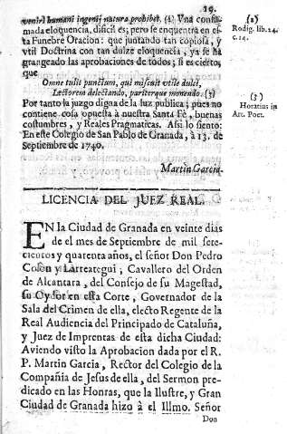 Licencia del Juez Real