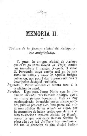 Memoria II.