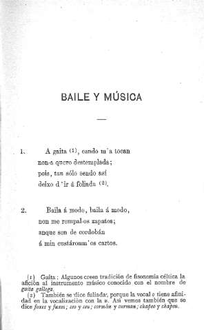 Baile y música