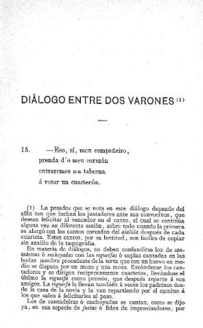 Diálogo entre dos varones