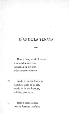 Dias de la semana