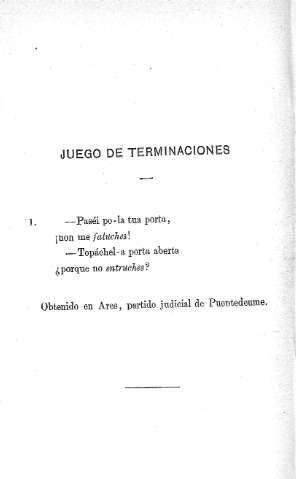 Juegos de terminaciones