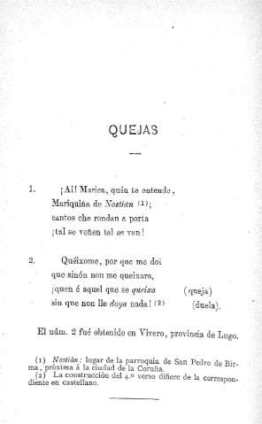 Quejas