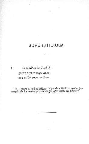 Supersticiosa