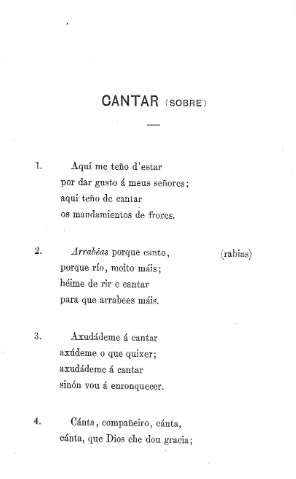 Cantar (sobre)