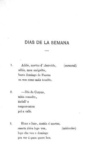 Dias de la semana