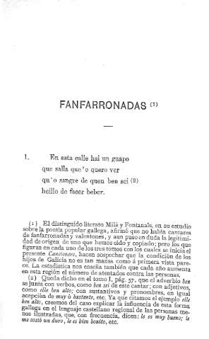 Fanfarronadas